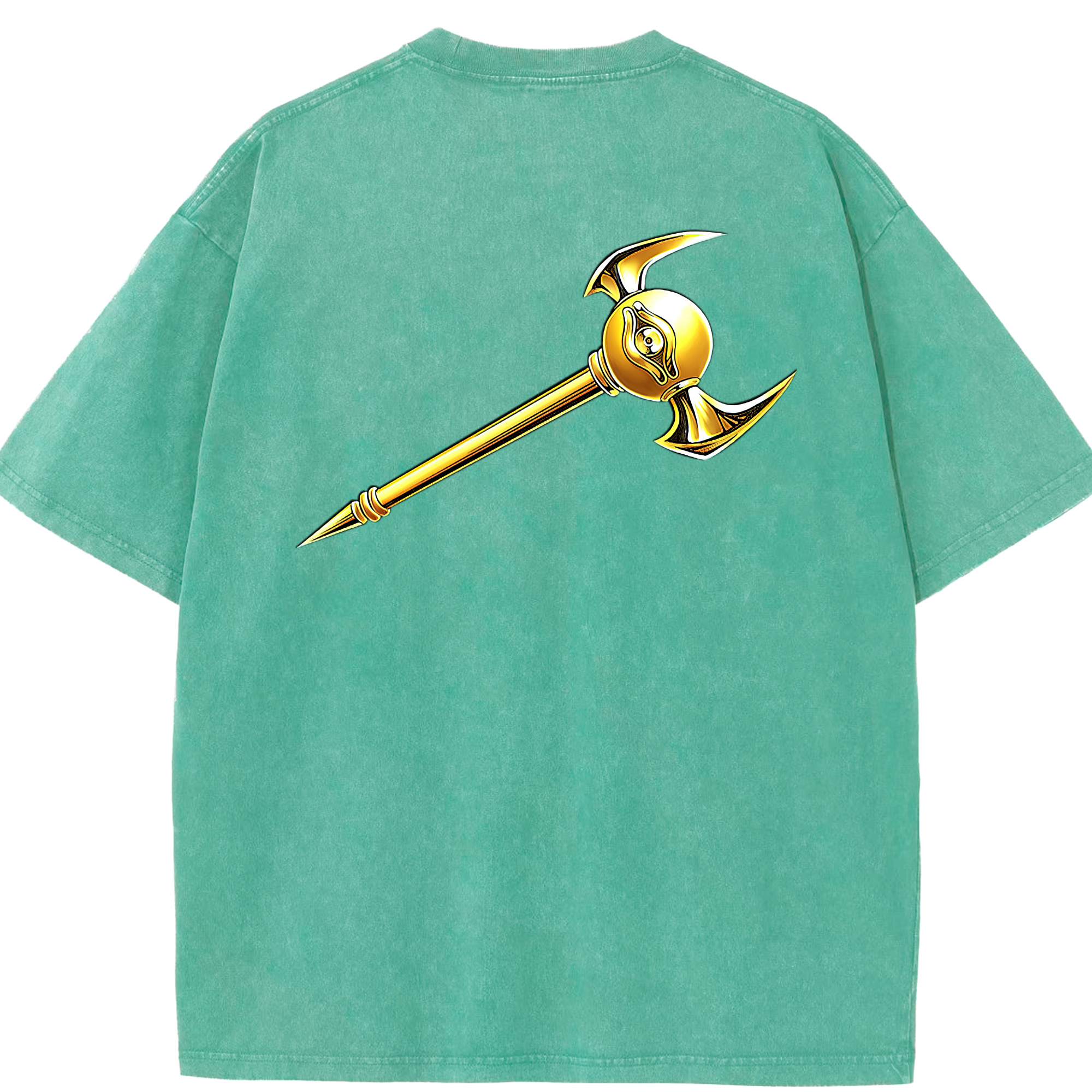 （画像用） 遊☆戯☆王 Yu-Gi-Oh! 綿100% ヴィンテージ風 半袖Tシャツ（背面プリント）